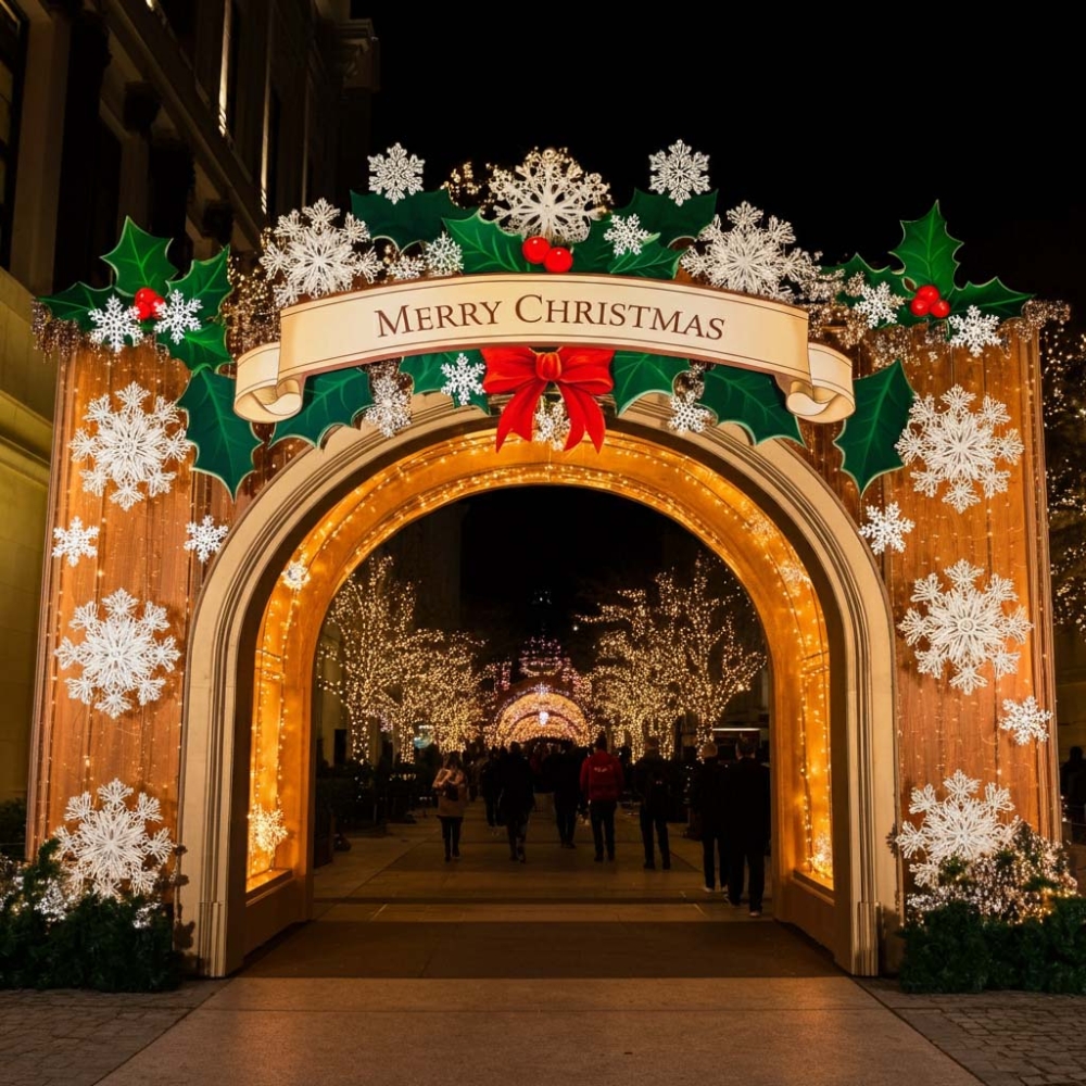 Dây Đèn LED Noel Trang Trí Cổng